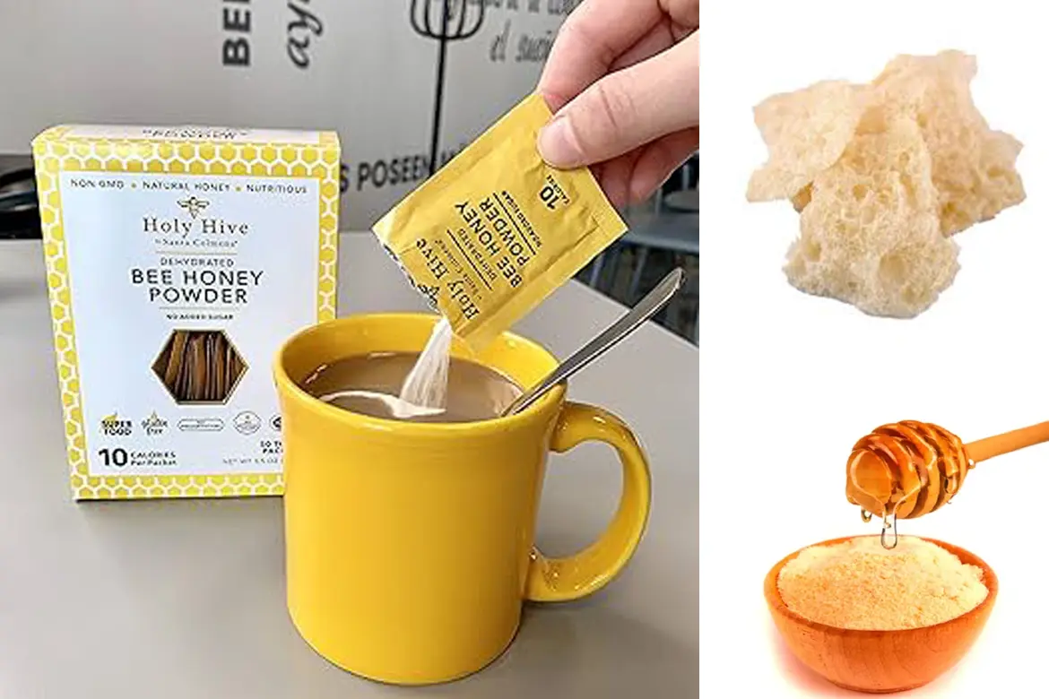 دستگاه بسته بندی پودر عسل از انواع دستگاه های ساشه پودر عسل ، دستگاه دوی پک پودر عسل، دستگاه قوطی پرکن پودر عسل و ... هستند. پودر عسل از حذف رطوبت عسل طبیعی