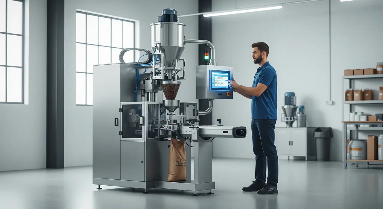 با اتوماسیون نیمه صنعتی بهره‌وری را افزایش و هزینه‌ ها را کم کنید. راهنمای کامل برای عبور از بسته‌ بندی دستی و رشد هوشمند کسب‌ و کار شما.