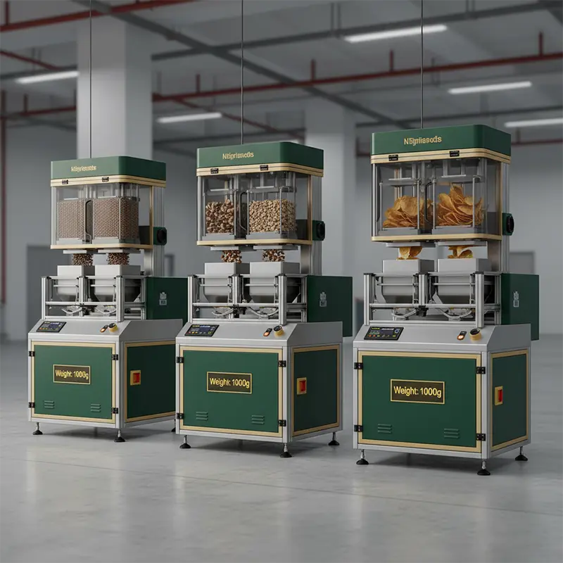 راهنمای کامل انتخاب دستگاه بسته بندی توزین دار. از تک توزین تا چهار توزین، بهترین مدل را برای حبوبات و خشکبار متناسب با بودجه و سرعت تولیدتان انتخاب کنید.