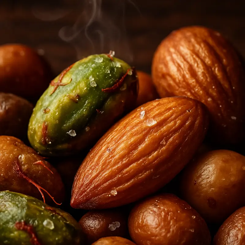 فرآیند تولید آجیل برشته از خام تا ویترین