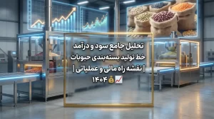خانه 29 آیا سود بسته بندی حبوبات واقعی است؟ با مشاهده جدول آنالیز هزینهها، فرمول محاسبه دقیق درآمد خالص و بررسی زمان بازگشت سرمایه، نقشه راه اقتصادی خود را ترسیم کنید.