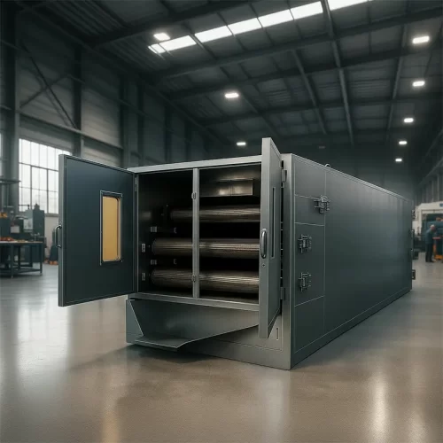 خرید دستگاه خشک کن نواری صنعتی با ظرفیت بالا و مصرف بهینه. خشک کردن انواع محصولات با کیفیت بینظیر و ۱۸ ماه گارانتی. مشاوره رایگان و خرید مستقیم.