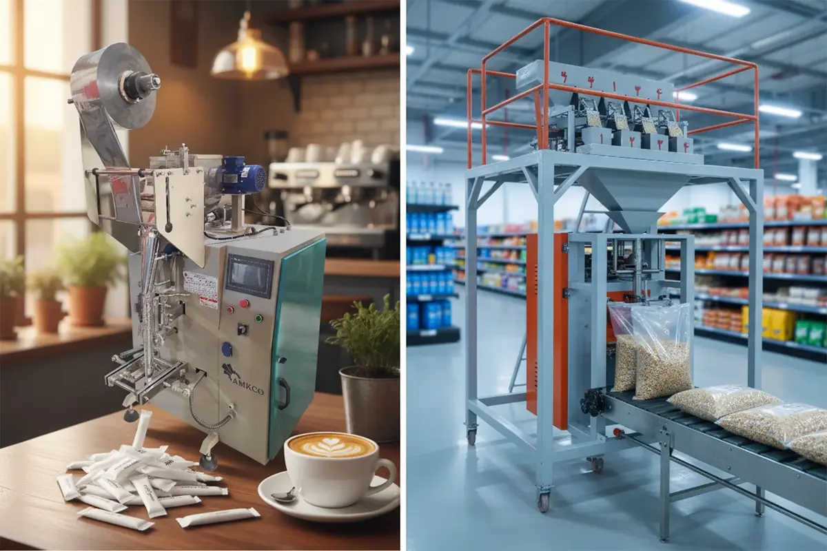 نمی‌دانید کدام دستگاه برای کسب‌وکارتان مناسب است؟ با بررسی دقیق تفاوت دستگاه ساشه و توزین دار، بهترین گزینه را برای بسته‌بندی محصولات خود انتخاب کنید.