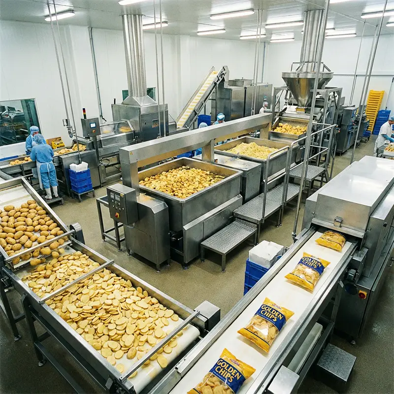 خط تولید چیپس